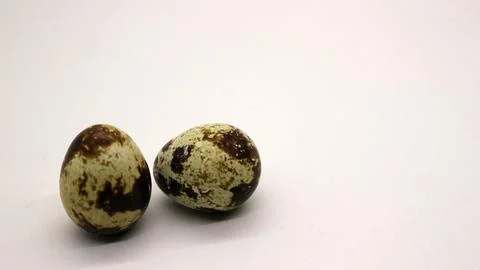 Quail eggs with nice patterns Stock Photos