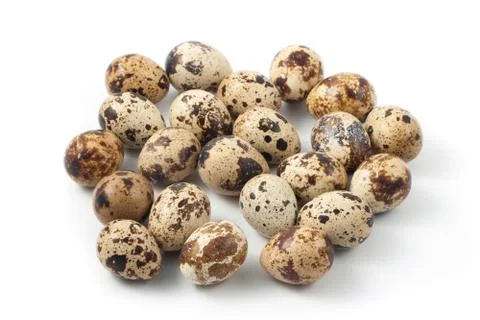 Quail eggs Foto stock
