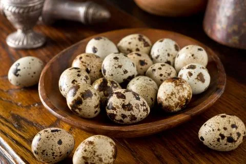 Quail Eggs Stock Photos