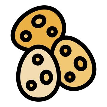 Quail eggs representing protein rich food and easter celebration Stock Illustration