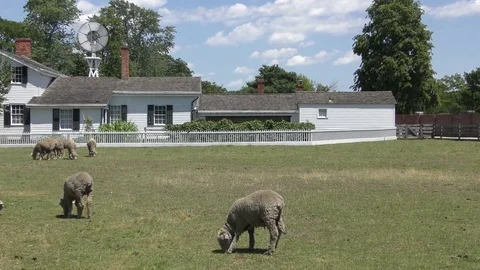 Quaint farmhouse Stock Footage 77578216