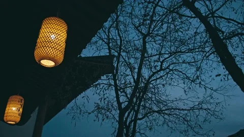 Quaint pot tea house Stock Footage 228662620
