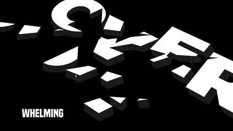 Quake The Black Typography for After Effects Stock After Effects