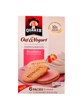 Quaker biscuits Stock Photos