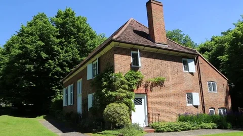 Quakers Jordans Meeting House, Jordans, Buckinghamshire, UK Stock Footage