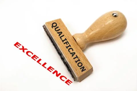 Qualification excellence Stock Photos