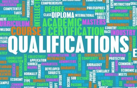 Qualifications Stock Illustration