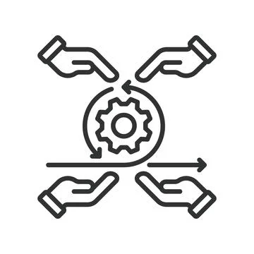 Quality assurance icon in line design. quality, assurance, agile, testing イラスト素材