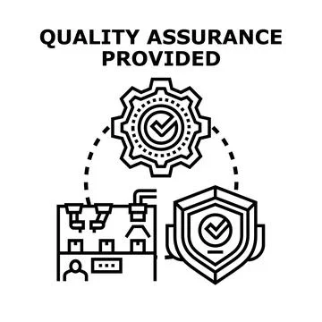 Quality assurance provided concept vector illustration イラスト素材