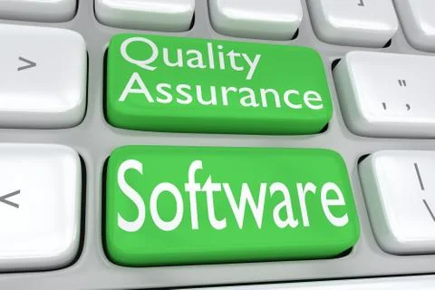 Quality Assurance Software concept Stock Illustration