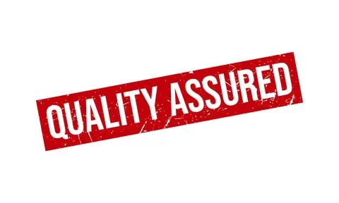 Quality Assured Rubber Stamp. Quality Assured Grunge Stamp Seal Vector Illu.. Stock Illustration