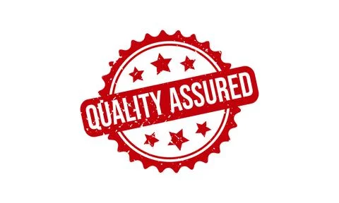 Quality Assured Rubber Stamp. Quality Assured Grunge Stamp Seal Vector Illu.. Stock Illustration