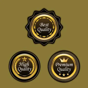 Quality badge Stock Illustration