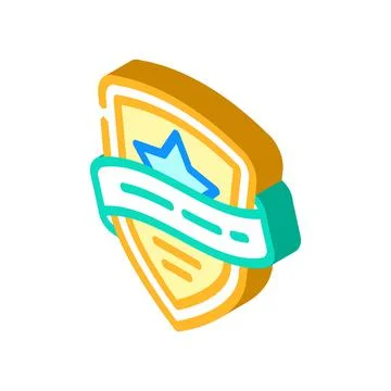 Quality business isometric icon vector illustration Illustrazione stock