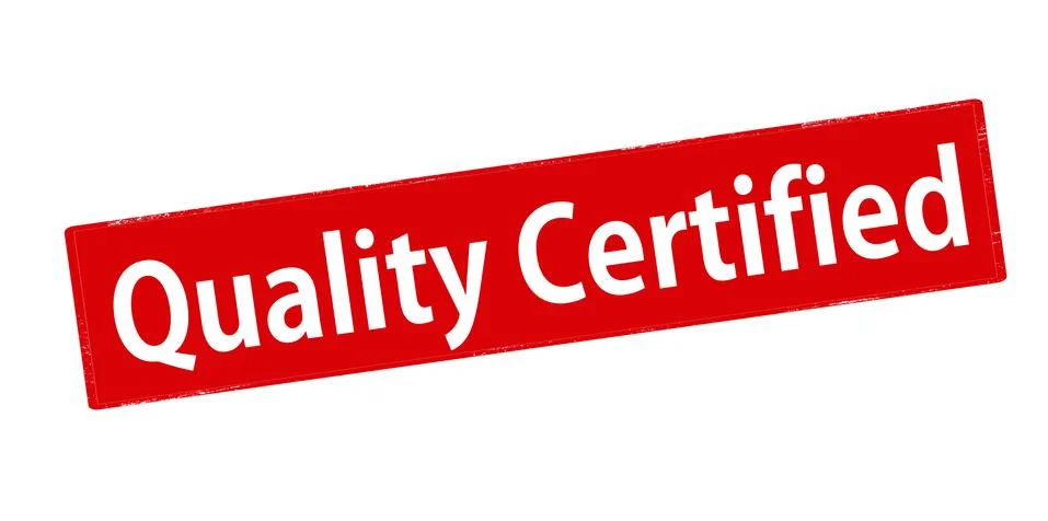 Quality certified Stock Illustration