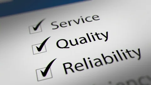 Quality Check box with Customer Expectation Service Stock Footage 125256968