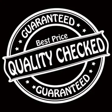 Quality checked Stock Illustration