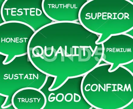 Quality cloud Stock Illustration
