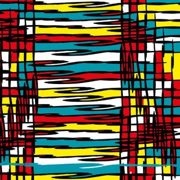 Quality colored pattern in graffiti style for your design vector illustration Stock Illustration