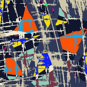 Quality colored pattern in graffiti style for your design vector illustration Stock-Illustration