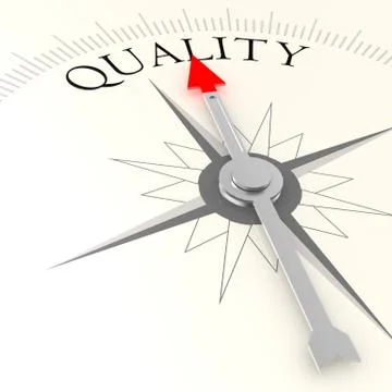 Quality compass Stock-Illustration