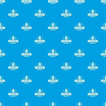 Quality conditioner pattern vector seamless blue Illustrazione stock