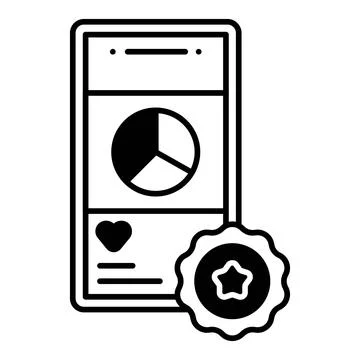 Quality Content Dualtone Icon Stock Illustration