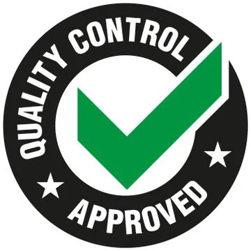 Quality Control Approved icon - Vector Stock Illustration