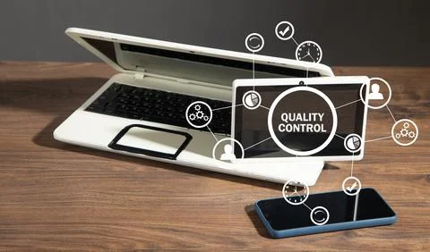 Quality Control. Business concept Stock Photos