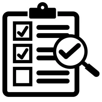 Quality control check icon. Quality check sign. checklist document symbol. Stock Illustration