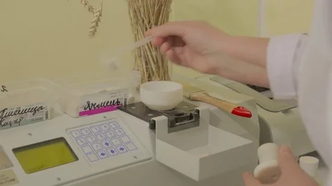 Quality control expert inspection of eggs Video stock 76386030