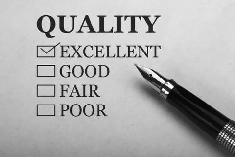 Quality control form Stock Photos