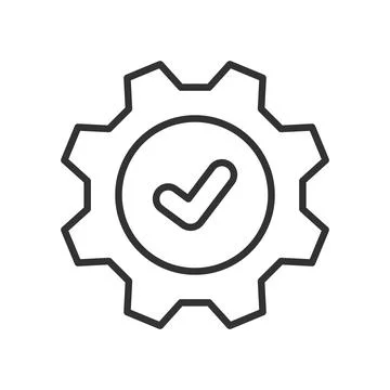 Quality Control, icon in line design. Quality control, Inspection, Standards イラスト素材