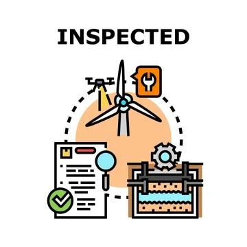 Quality control inspection process vector concept 스톡 일러스트