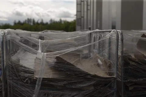 Quality control involves inspecting stacked pallets before external delivery Photos