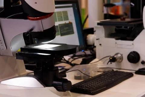 Quality control laboratory Stock Photos