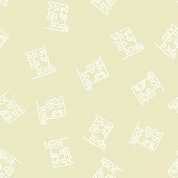 Quality control machine line seamless pattern イラスト素材