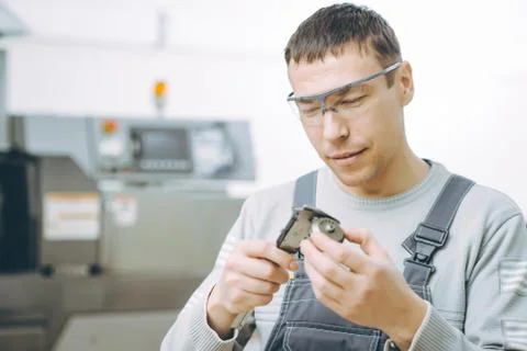 Quality control part Stock Photos