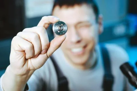 Quality control part Stock Photos