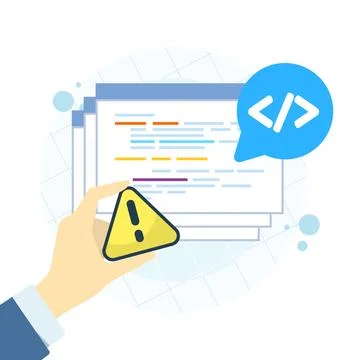 Quality control problem illustration Stockillustratie