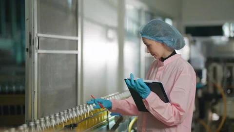 Quality Control in Production Line 库存影片 336782844