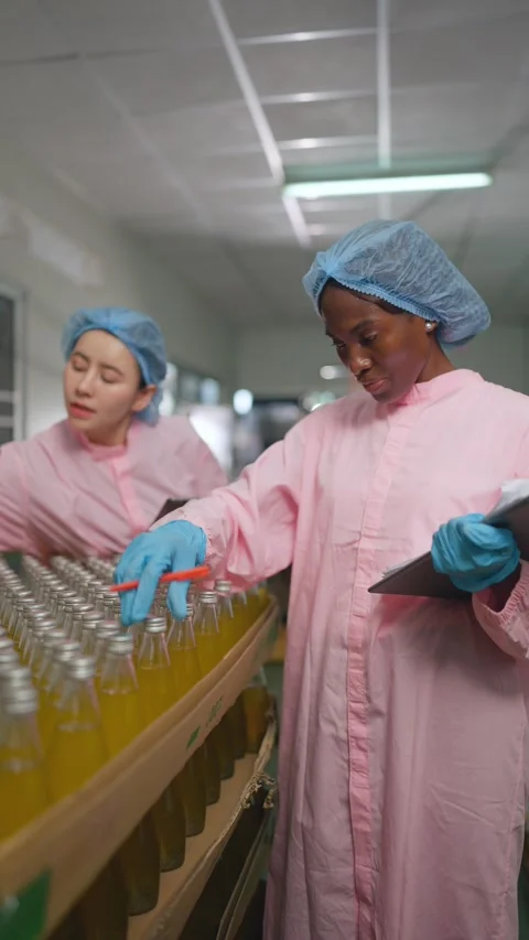 Quality Control in Production Line Stock Footage 336783025