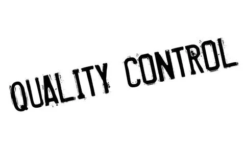 Quality Control rubber stamp Stock Illustration