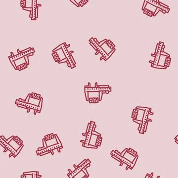 Quality control wood pellets line vector seamless pattern 스톡 일러스트