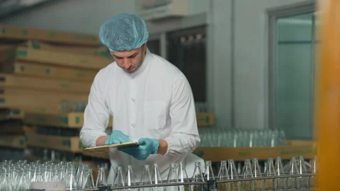 Quality Control at Work Stock Footage 333553438