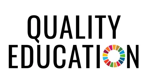 QUALITY EDUCATION animated text to support the SDGs action Stock Footage 167705445