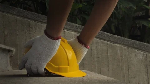 Quality engineers or construction teamwork. Safety concern for engineering Stock Footage 111558557