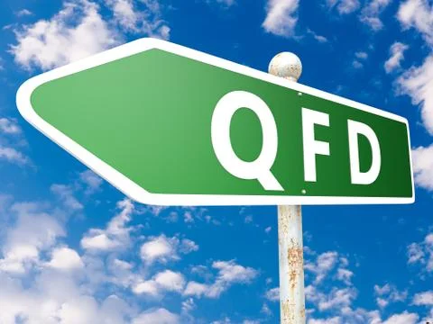 Quality function deployment Illustrazione stock