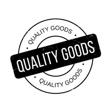Quality Goods rubber stamp Stock Illustration