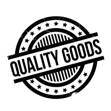 Quality Goods rubber stamp Stock Illustration